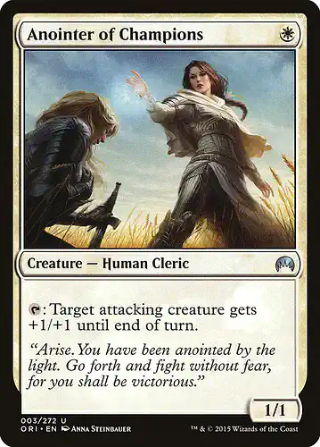 Anointer of Champions - ori Spoiler