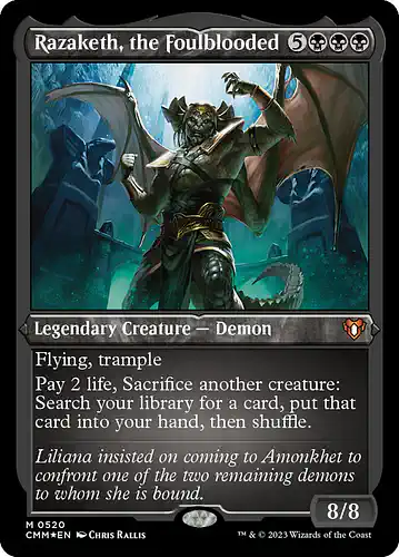 Razaketh, the Foulblooded - cmm Spoiler