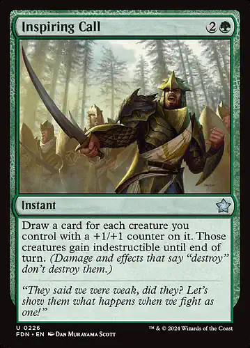 Inspiring Call - fdn Spoiler