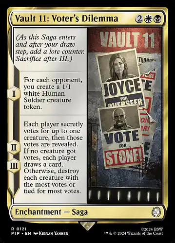 Vault 11: Voter's Dilemma - pip Spoiler