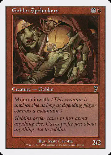 Goblin Spelunkers - 7ed Spoiler