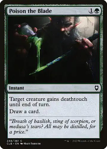 Poison the Blade - clb Spoiler