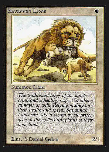 Savannah Lions - cei Spoiler
