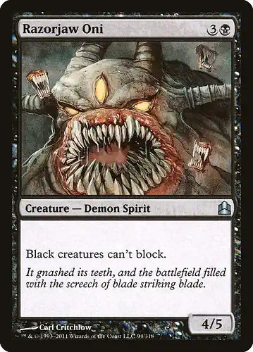Razorjaw Oni - cmd Spoiler