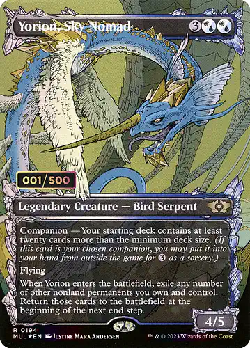 Yorion, Sky Nomad - mul Spoiler