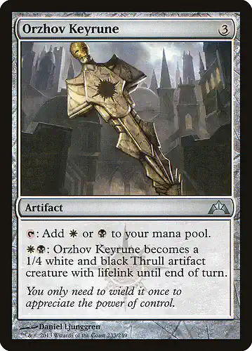 Orzhov Keyrune - gtc Spoiler