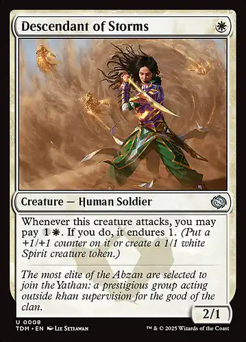 Descendant of Storms - tdm Spoiler