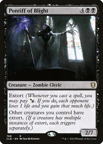 Pontiff of Blight - clb Spoiler
