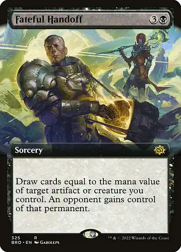Fateful Handoff - bro Spoiler