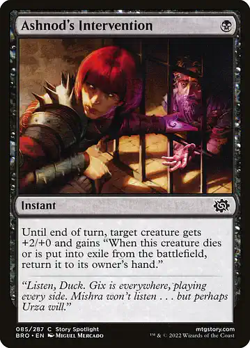 Ashnod's Intervention - bro Spoiler