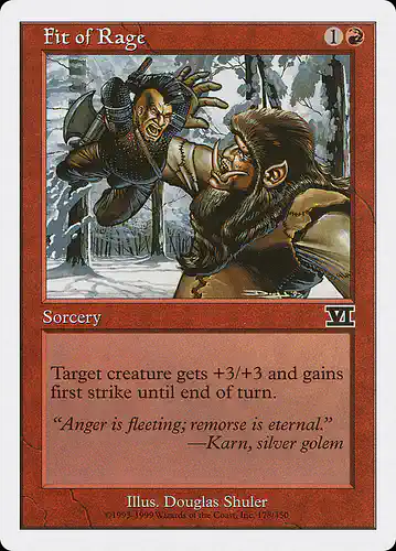 Fit of Rage - 6ed Spoiler
