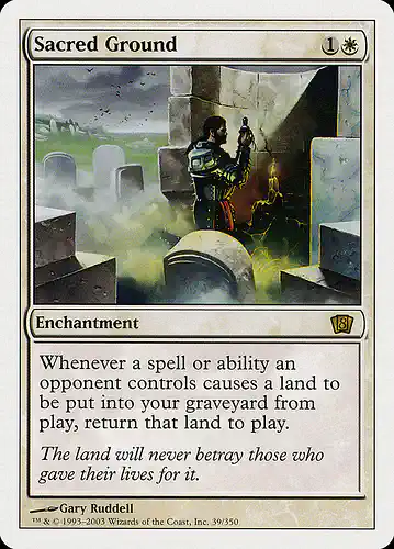 Sacred Ground - 8ed Spoiler