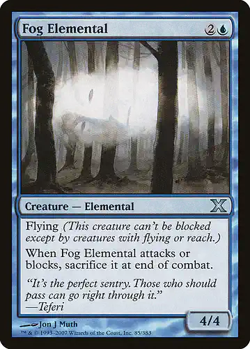 Fog Elemental - 10e Spoiler