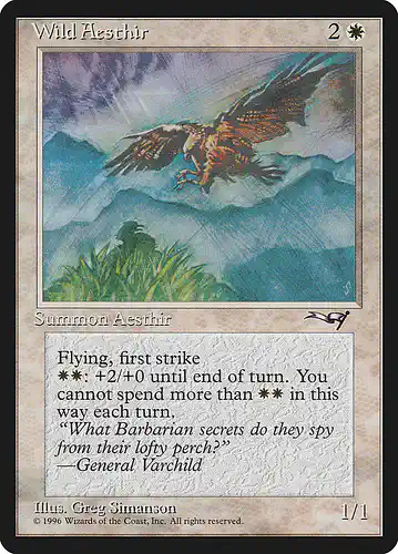 Wild Aesthir - all Spoiler