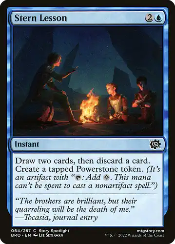 Stern Lesson - bro Spoiler