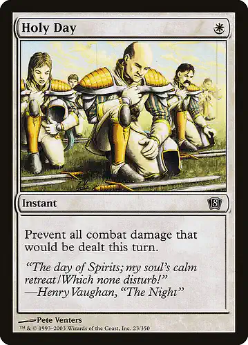 Holy Day - 8ed Spoiler
