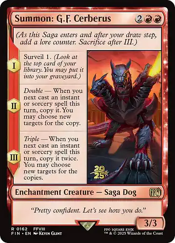 Summon: G.F. Cerberus - fin Spoiler