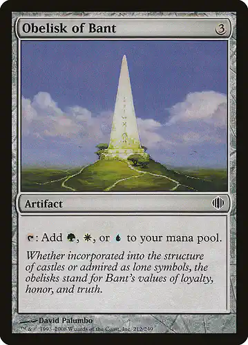 Obelisk of Bant - ala Spoiler