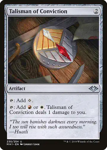Talisman of Conviction - mh1 Spoiler