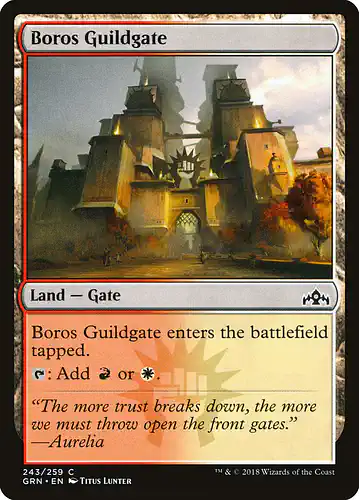 Boros Guildgate - grn Spoiler