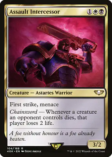 Assault Intercessor - 40k Spoiler