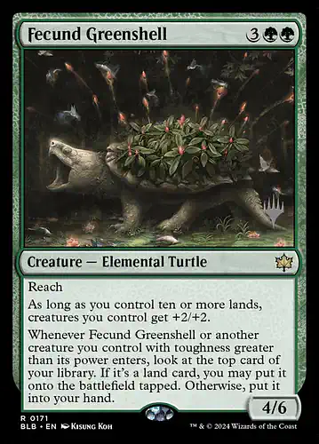 Fecund Greenshell - blb Spoiler