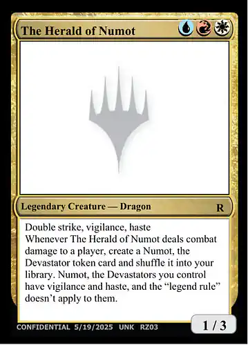 The Herald of Numot - unk Spoiler