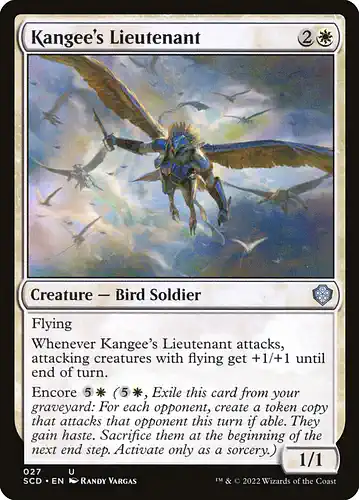 Kangee's Lieutenant - scd Spoiler