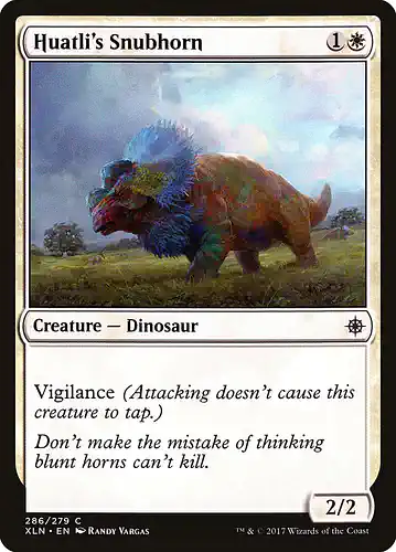 Huatli's Snubhorn - xln Spoiler