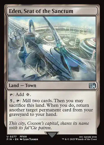 Eden, Seat of the Sanctum - fin Spoiler