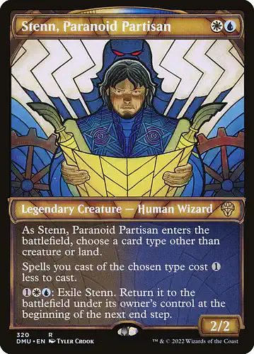 Stenn, Paranoid Partisan - dmu Spoiler