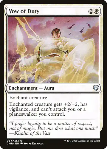 Vow of Duty - cmr Spoiler