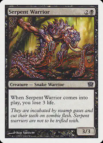 Serpent Warrior - 9ed Spoiler