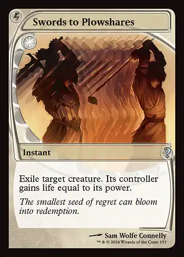 Swords to Plowshares - mb2 Spoiler