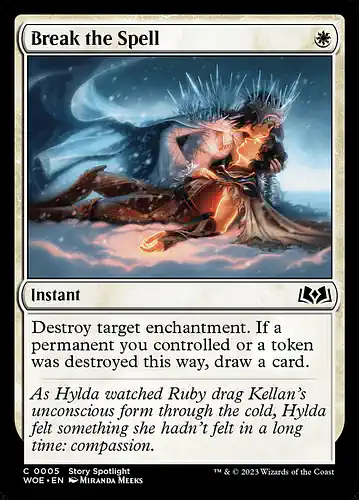 Break the Spell - woe Spoiler