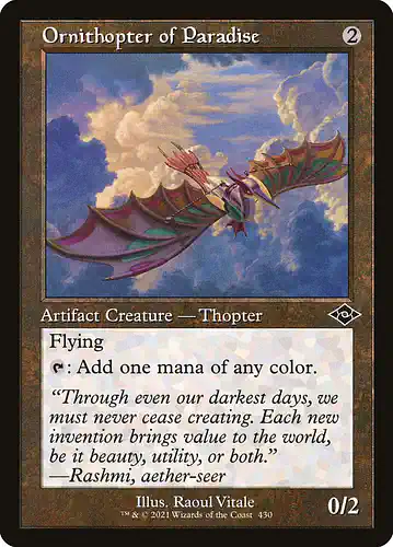 Ornithopter of Paradise - mh2 Spoiler