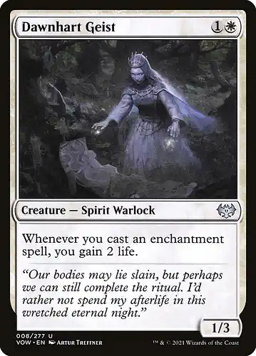 Dawnhart Geist - vow Spoiler