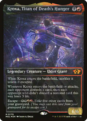 Kroxa, Titan of Death's Hunger - mul Spoiler