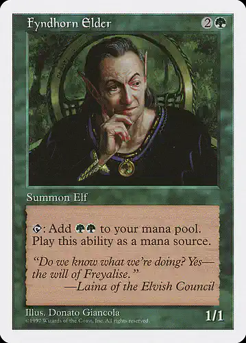Fyndhorn Elder - 5ed Spoiler