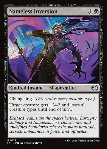 Nameless Inversion - ecl Spoiler