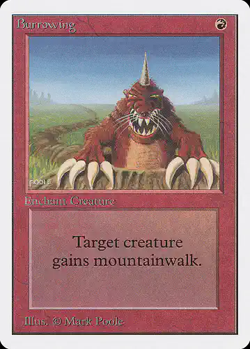 Burrowing - 2ed Spoiler