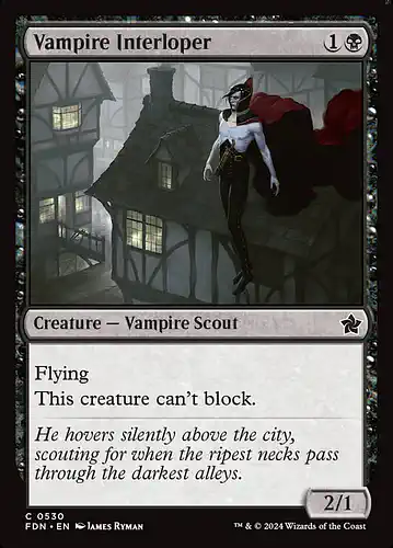 Vampire Interloper - fdn Spoiler