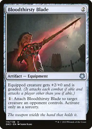Bloodthirsty Blade - gn3 Spoiler