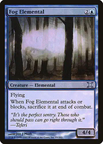 Fog Elemental - 10e Spoiler