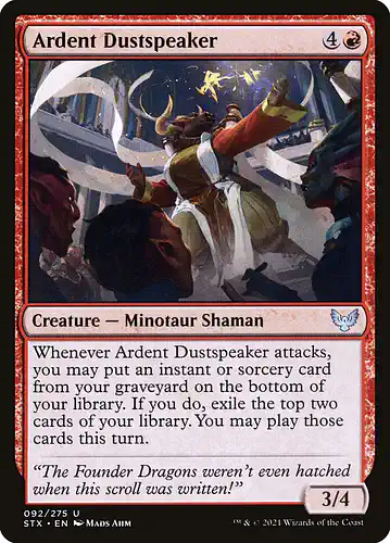 Ardent Dustspeaker - stx Spoiler