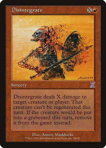 Disintegrate - tsb Spoiler