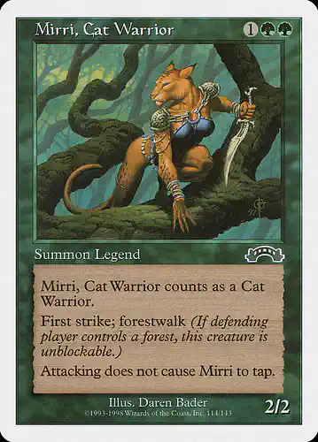 Mirri, Cat Warrior - ath Spoiler