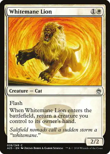 Whitemane Lion - a25 Spoiler
