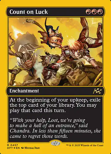 Count on Luck - dft Spoiler