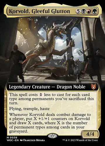 Korvold, Gleeful Glutton - woc Spoiler